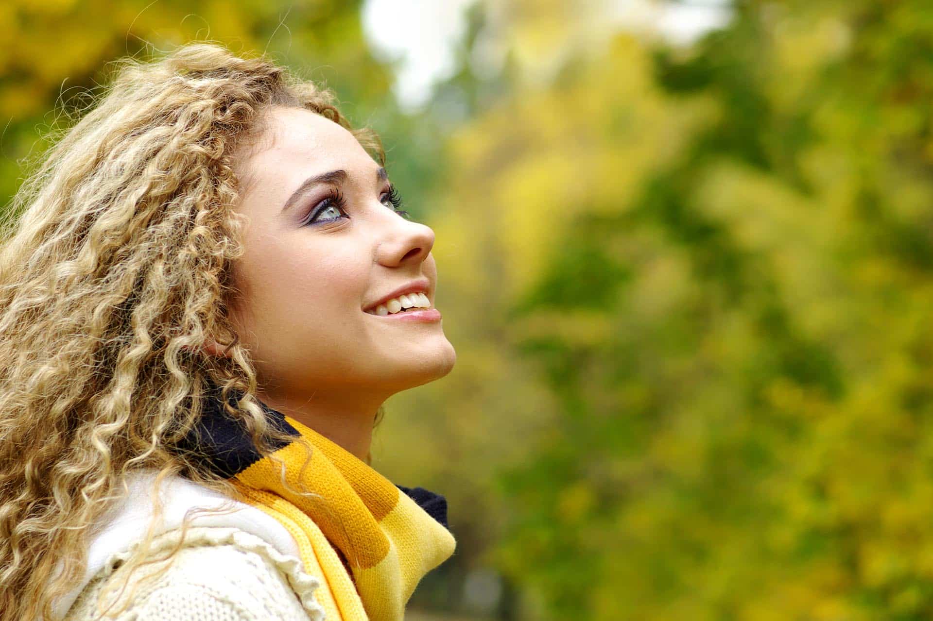 Smiling Woman with Balanced Hormones